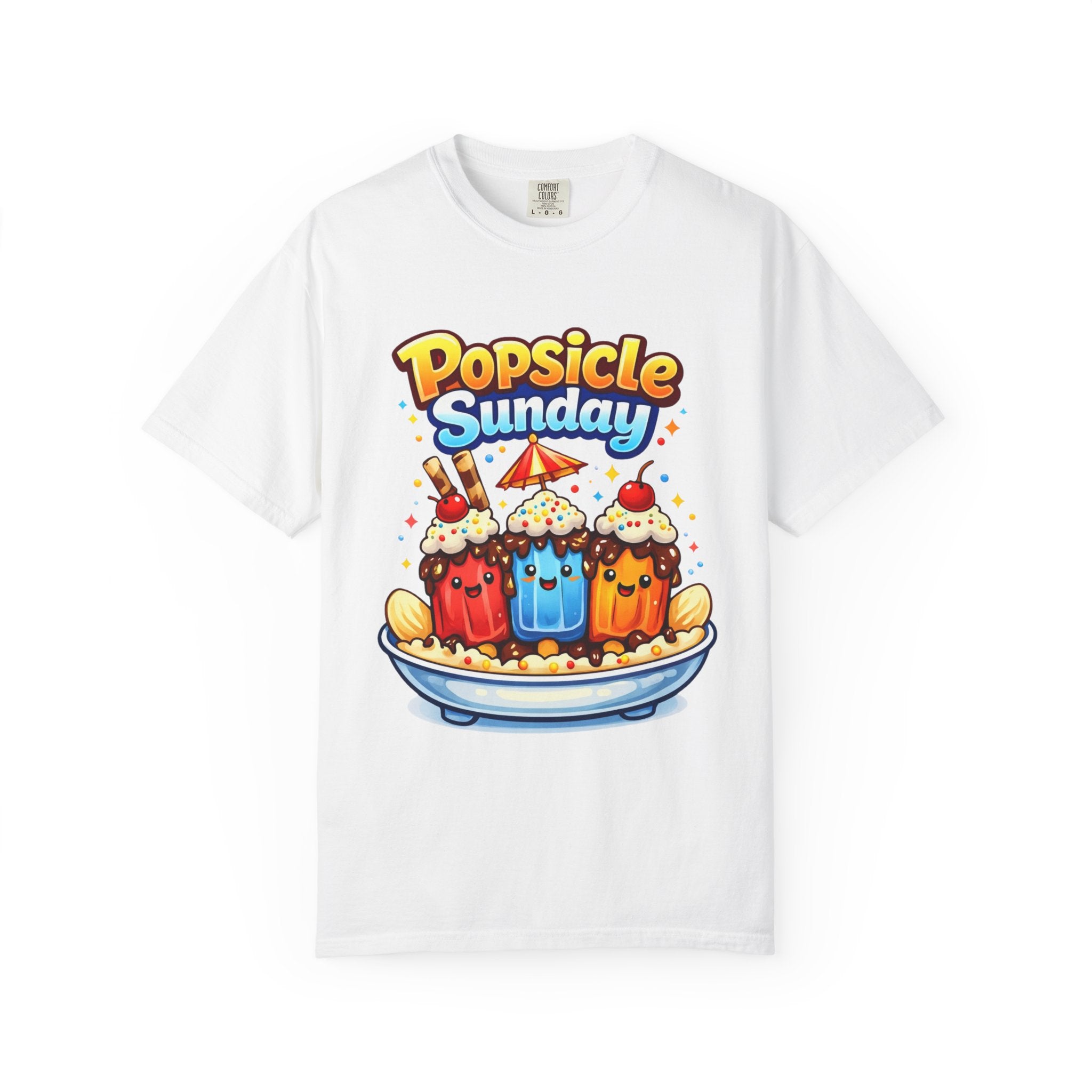 Popsicle Sunday T-Shirt — Retro Summer Graphic Tee