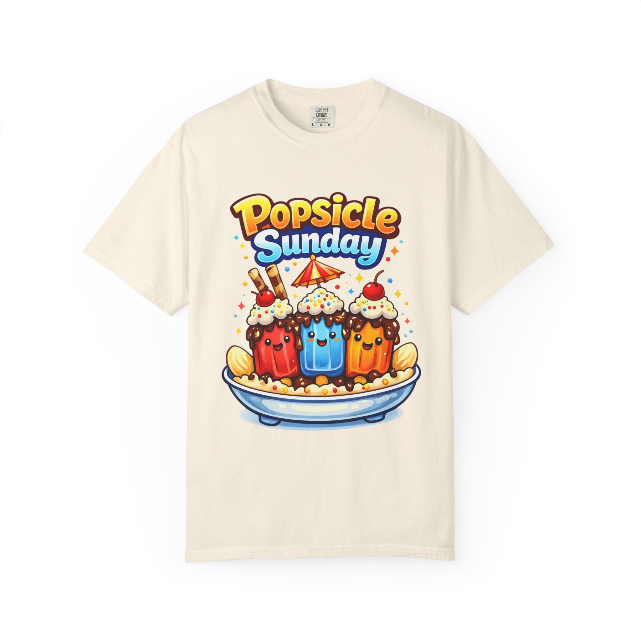 Popsicle Sunday T-Shirt — Retro Summer Graphic Tee