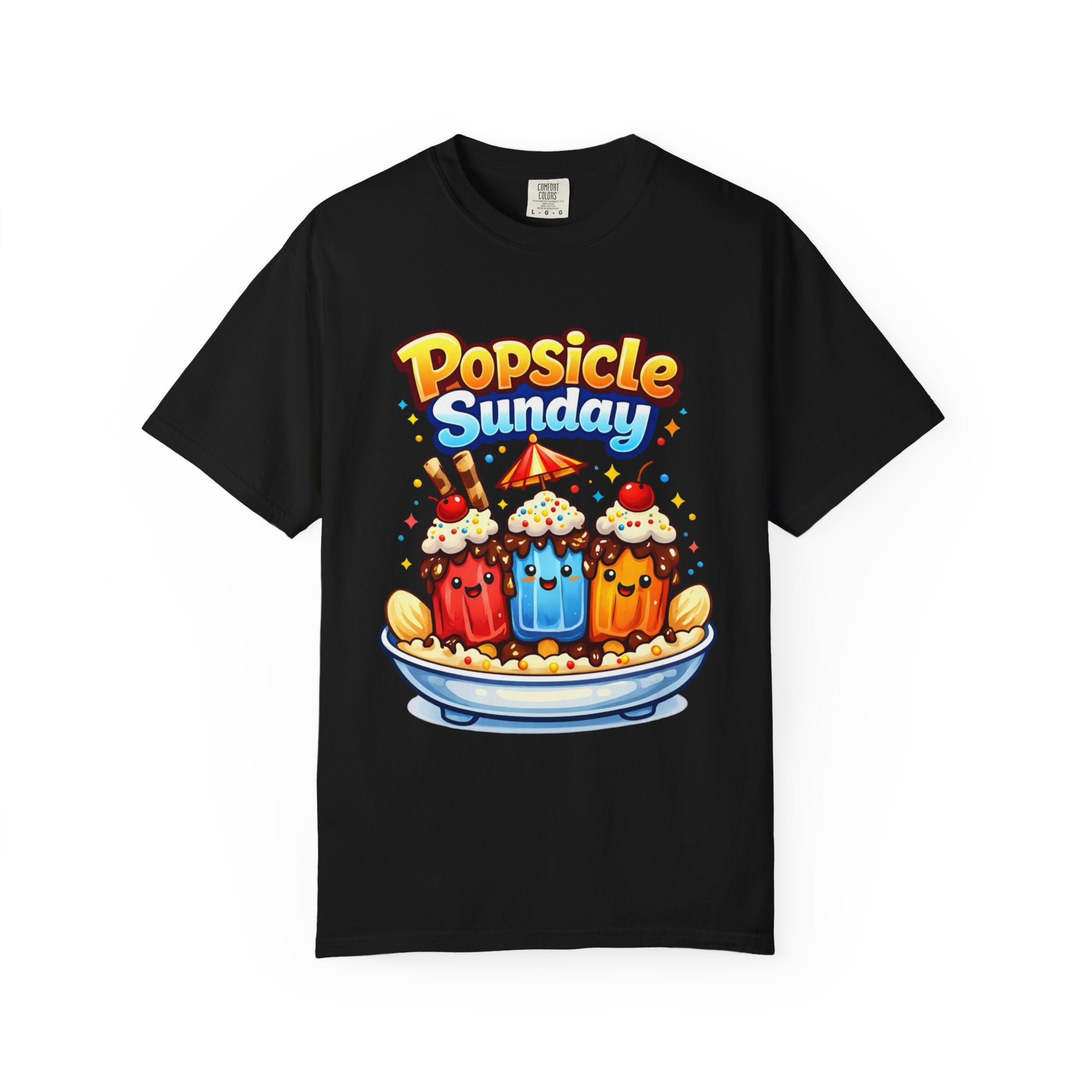 Popsicle Sunday T-Shirt — Retro Summer Graphic Tee