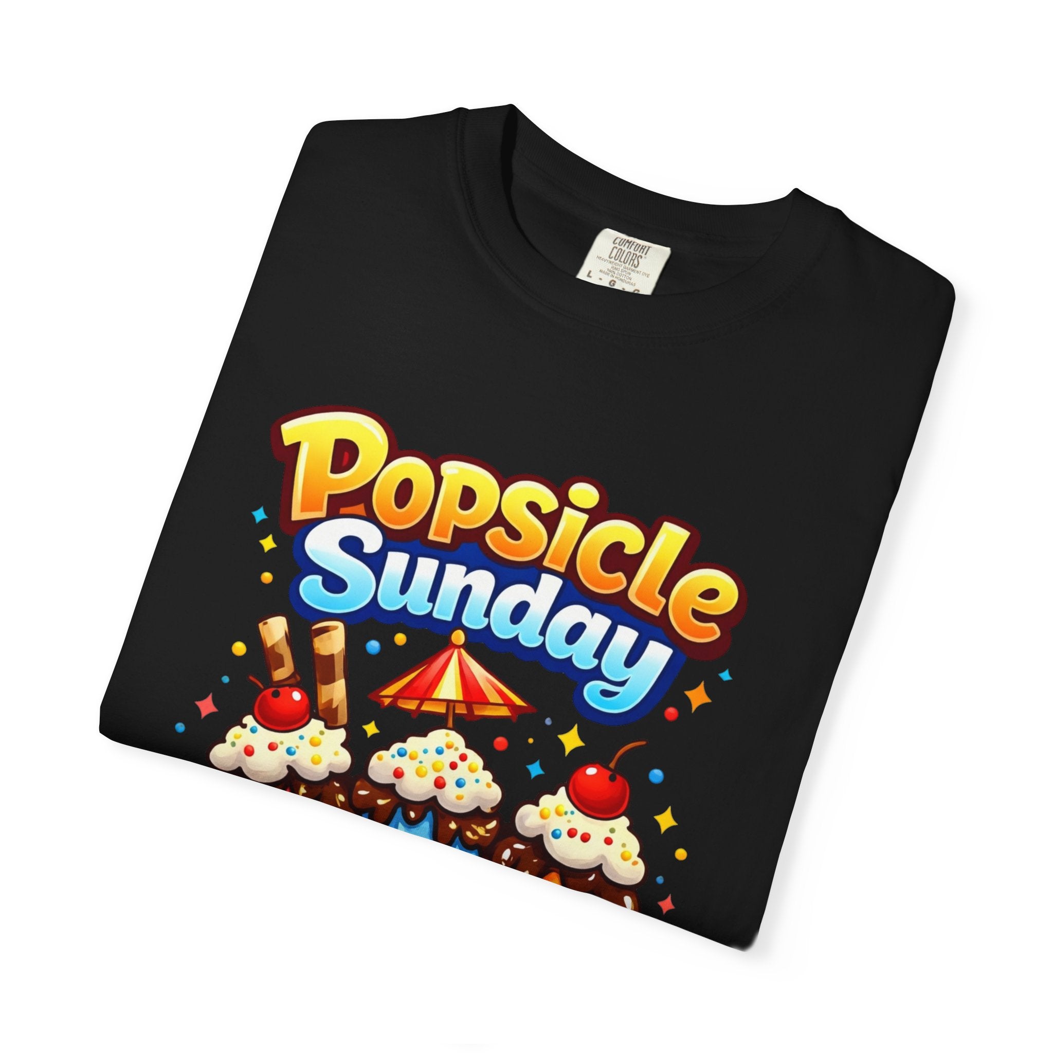 Popsicle Sunday T-Shirt — Retro Summer Graphic Tee