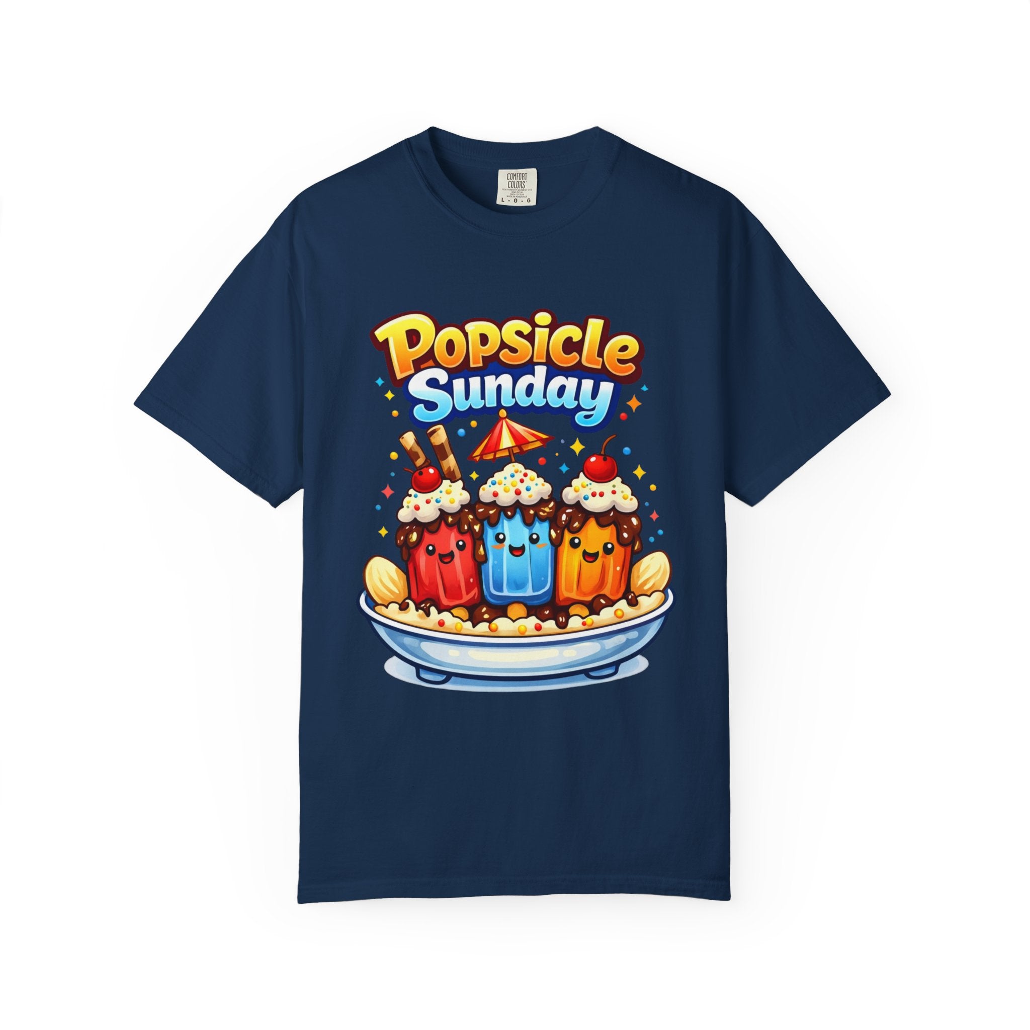 Popsicle Sunday T-Shirt — Retro Summer Graphic Tee